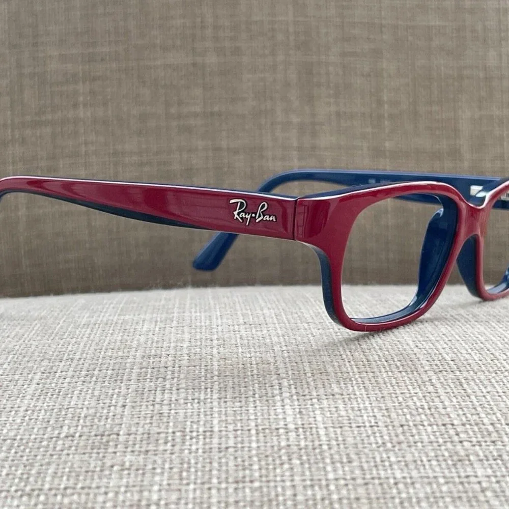 Ray-Ban Kids Eyeglasses Frame RedBlue Tone RB1527 3577 47[]15 125 Glasses